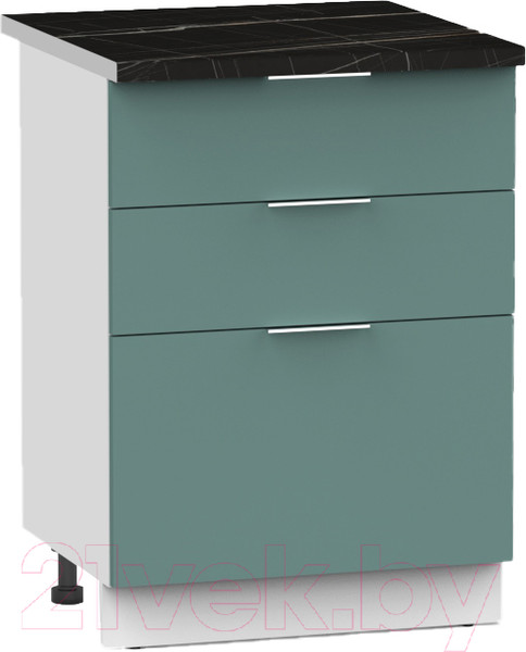 Изображение товара Шкаф-стол кухонный Интермебель Микс Топ ШСР 850-14-600 (сумеречный голубой/тунис)