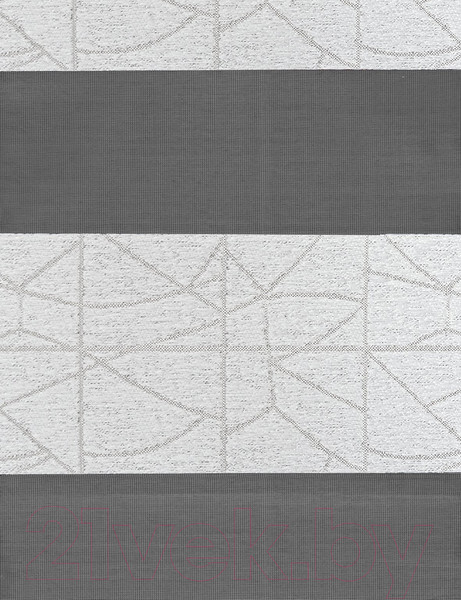 Изображение товара Рулонная штора Delfa Сантайм День-Ночь Роко МКД DN-43051 (48x160, светло-серый)