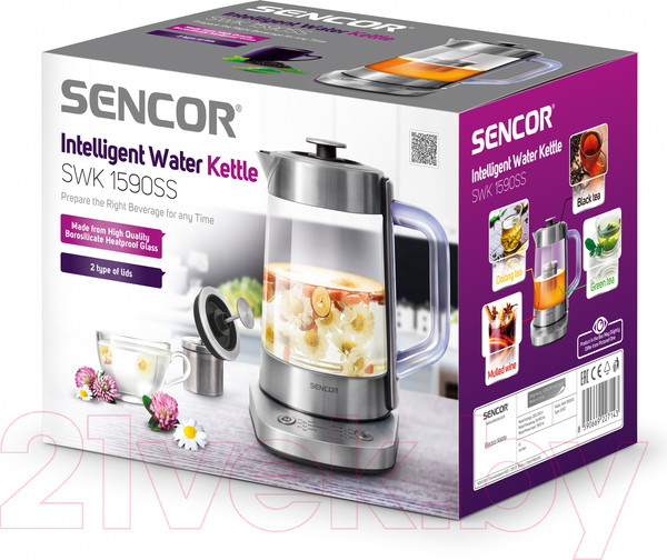 Изображение товара Электрочайник Sencor SWK 1590SS