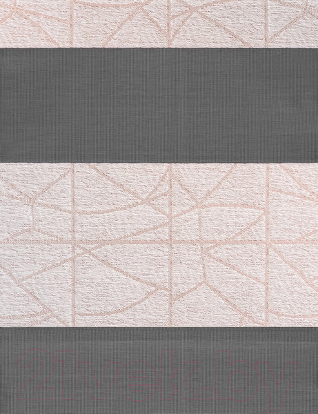 Изображение товара Рулонная штора Delfa Сантайм День-Ночь Роко МКД DN-43053 (68x160, розовый)