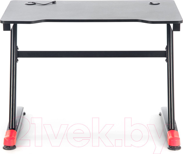 Изображение товара Компьютерный стол Halmar B40 (черный/красный)