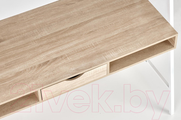 Изображение товара Письменный стол Halmar B48 (дуб сонома/белый)