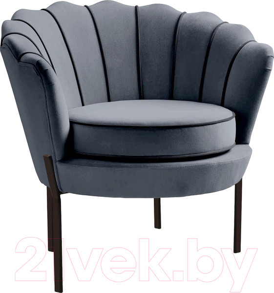 Изображение товара Кресло мягкое Halmar Angelo (серый/черный)