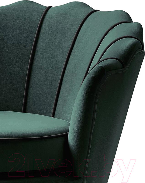 Изображение товара Кресло мягкое Halmar Angelo (темно-зеленый/черный)
