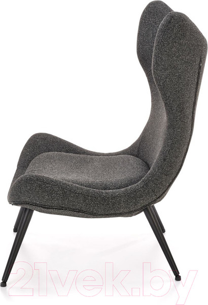Изображение товара Кресло мягкое Halmar Atlantis (антрацит/черный)