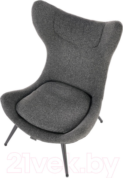 Изображение товара Кресло мягкое Halmar Atlantis (антрацит/черный)