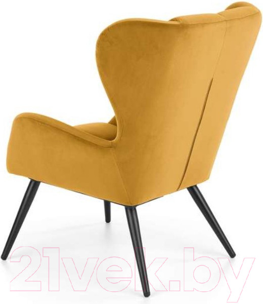 Изображение товара Кресло мягкое Halmar Tyrion (горчичный/черный)