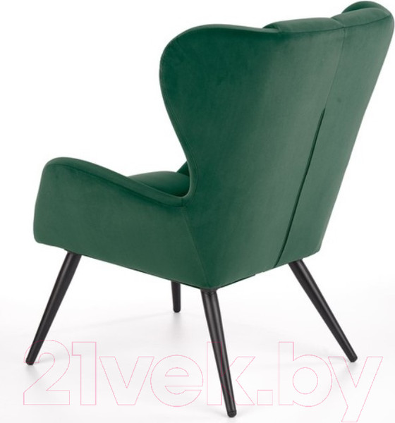 Изображение товара Кресло мягкое Halmar Tyrion (темно-зеленый/черный)