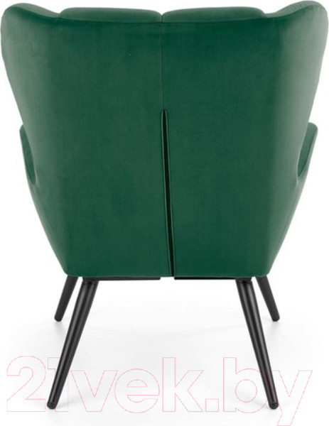 Изображение товара Кресло мягкое Halmar Tyrion (темно-зеленый/черный)