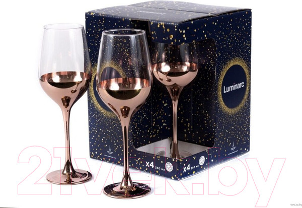Изображение товара Набор бокалов Luminarc Селест Электрическая медь O0081 (4шт)