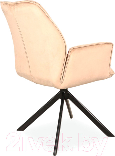 Изображение товара Стул Signal Boogie II Velvet (Bluvel 28 бежевый/черный матовый)