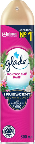 Изображение товара Освежитель воздуха Glade Кокосовый Бали (300мл)