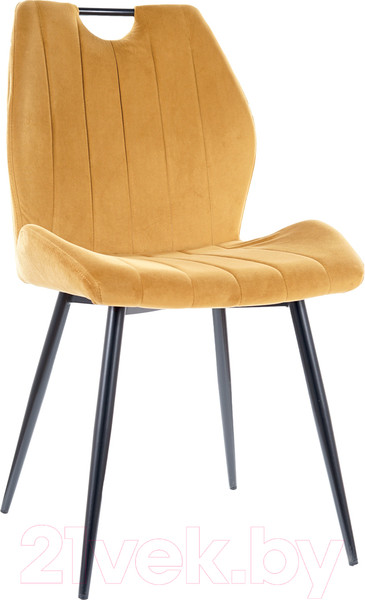 Изображение товара Стул Signal Arco Velvet (Bluvel 68, карри/черный)