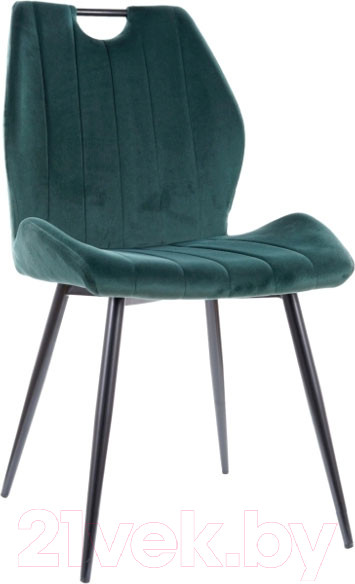 Изображение товара Стул Signal Arco Velvet (Bluvel 78, зеленый/черный)