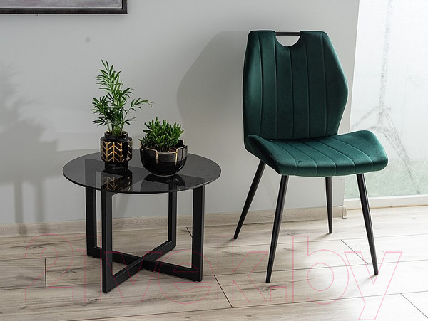 Изображение товара Стул Signal Arco Velvet (Bluvel 78, зеленый/черный)