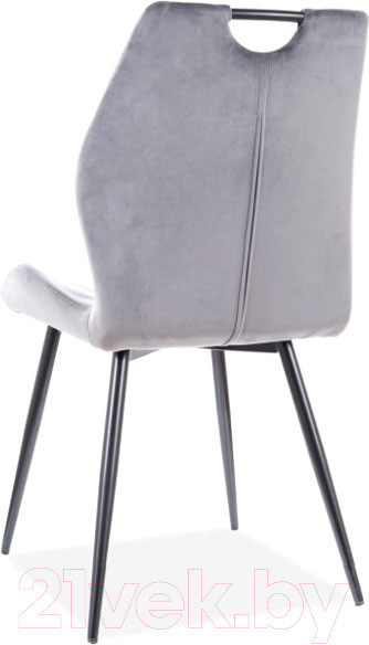 Изображение товара Стул Signal Arco Velvet (Bluvel 14, серый/черный)