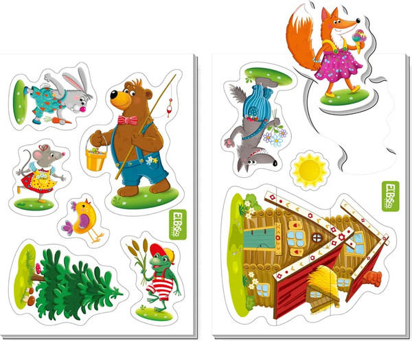 Изображение товара Кукольный театр El'Basco Toys Магнитный. Теремок / ET05-001
