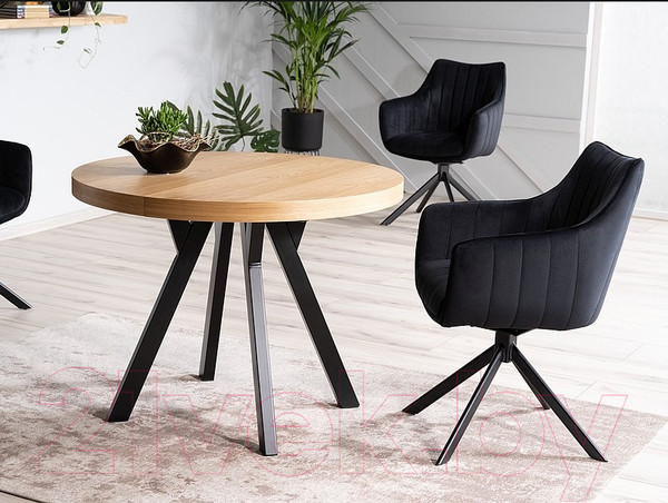 Изображение товара Стул Signal Azalia Velvet (Bluvel 19 черный/черный)