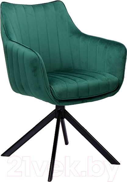 Изображение товара Стул Signal Azalia Velvet (Bluvel 78 зеленый/черный)