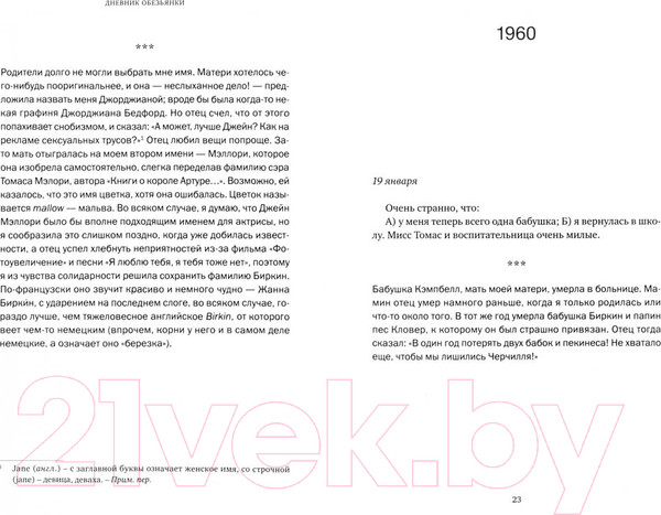 Изображение товара Книга Sindbad Дневник обезьянки (Биркин Д.)