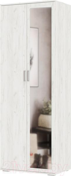 Изображение товара Шкаф Стендмебель Нельсон ШК 04 (дуб крафт белый)