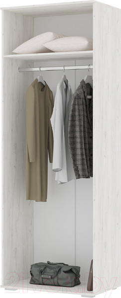 Изображение товара Шкаф Стендмебель Нельсон ШК 04 (дуб крафт белый)