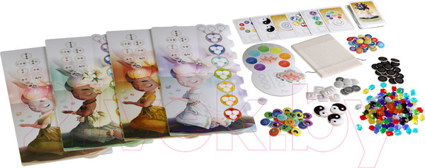 Изображение товара Настольная игра Эврикус Чакра с дополнением Инь и Ян / BG-17058