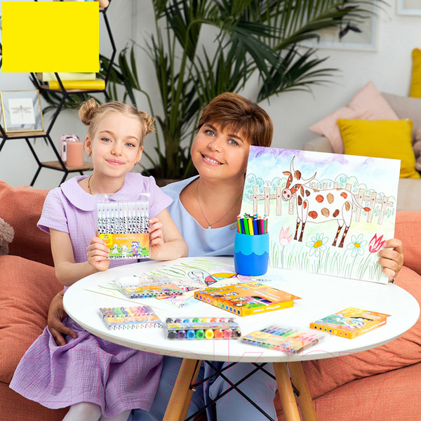 Изображение товара Фломастеры Мульти-пульти Енот и далматинцы / WP_11622 (12цв)