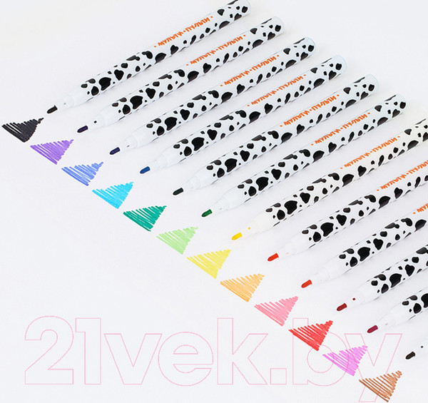 Изображение товара Фломастеры Мульти-пульти Енот и далматинцы / WP_11622 (12цв)