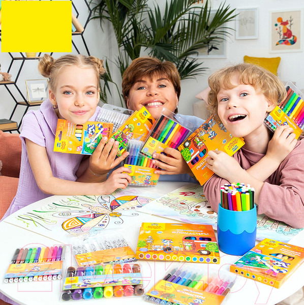 Изображение товара Фломастеры Мульти-пульти Енот во Франции / WP_10718 (18цв)