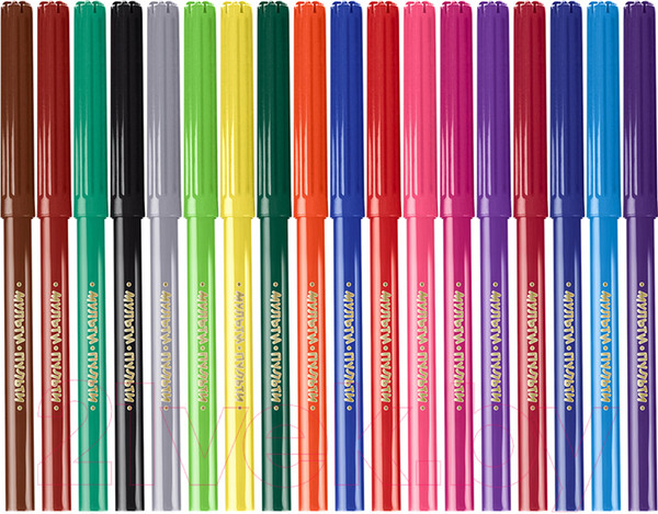 Изображение товара Фломастеры Мульти-пульти Енот во Франции / WP_10718 (18цв)