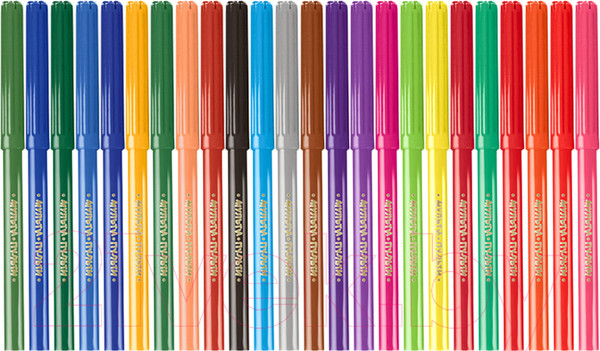 Изображение товара Фломастеры Мульти-пульти Енот во Франции / WP_10720 (24цв)