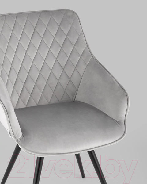 Изображение товара Стул Stool Group Сеул / AV 333-H09-K14PM-08 (велюр светло-серый)