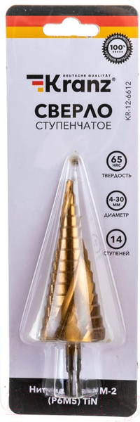 Изображение товара Сверло Kranz Титан KR-12-6612
