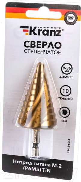 Изображение товара Сверло Kranz Титан KR-12-6614