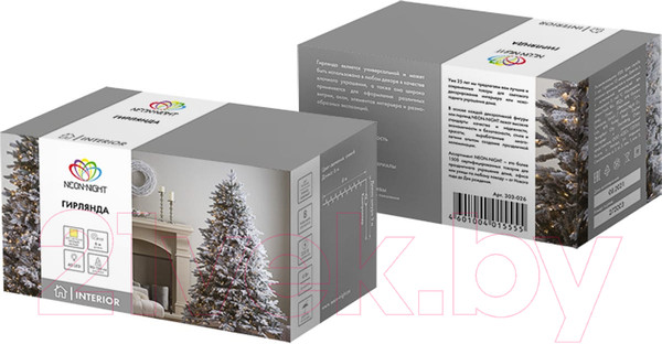 Изображение товара Светодиодная гирлянда Neon-Night 304-116 (20м, теплый белый)