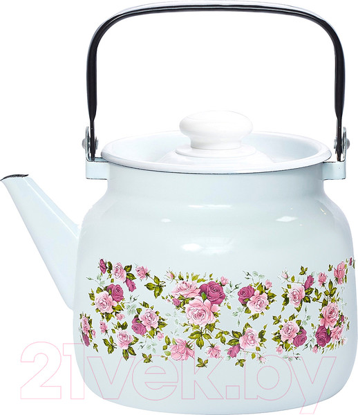 Изображение товара Чайник Лысьвенские эмали Китайская роза 2713П2/4