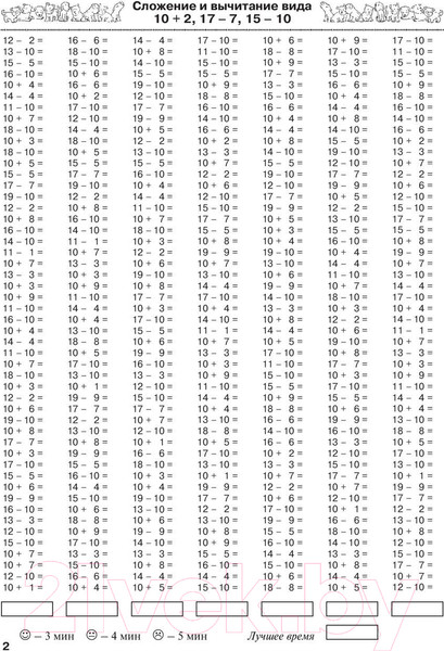 Изображение товара Учебное пособие АСТ 3000 примеров по математике. 2 класс. Счет в пределах 100 (Узорова О., Нефедова Е.)