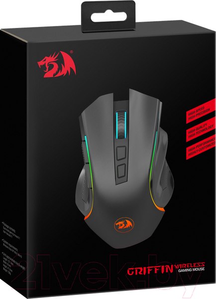 Изображение товара Мышь Redragon Griffin Wireless / 78069