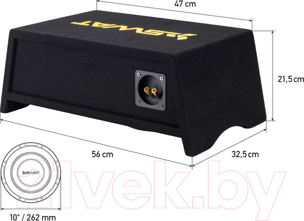 Изображение товара Корпусной пассивный сабвуфер Swat MAS-10SB Slim