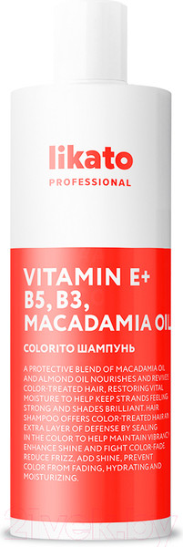 Изображение товара Шампунь для волос Likato Professional Colorito Против вымывания цвета окрашенных волос (400мл)
