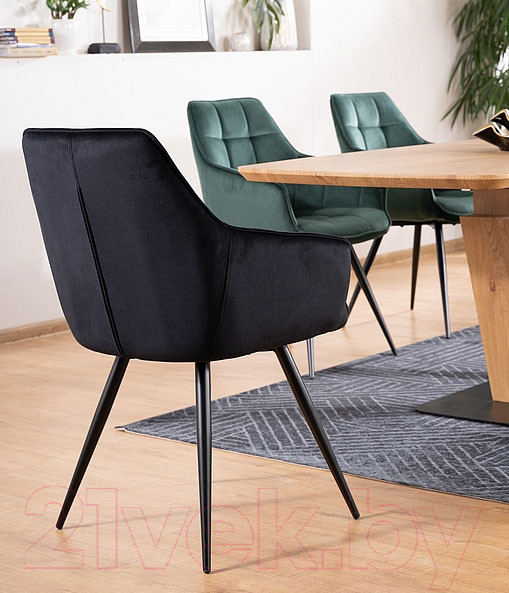 Изображение товара Стул Signal Lilia Velvet (Bluvel 19 черный/черный)
