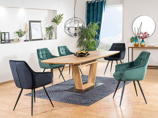 Изображение товара Стул Signal Lilia Velvet (Bluvel 19 черный/черный)