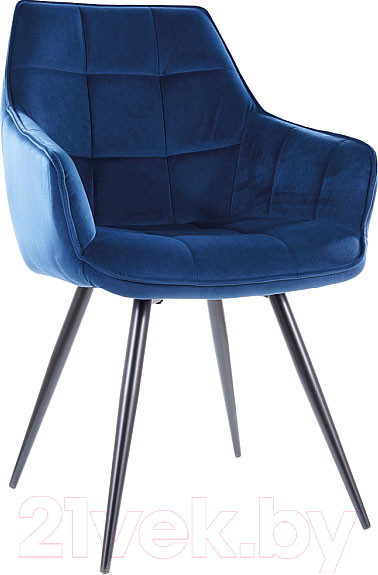 Изображение товара Стул Signal Lilia Velvet (Bluvel 86, темно-синий/черный)