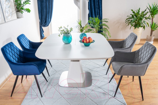 Изображение товара Стул Signal Linea Velvet (Bluvel 14 серый/черный матовый)