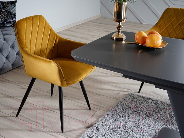 Изображение товара Стул Signal Linea Velvet (Bluvel 68 карри/черный)