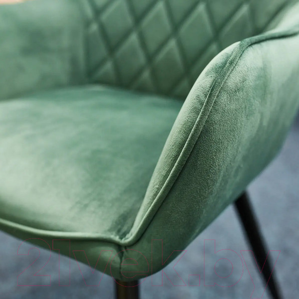 Изображение товара Стул Signal Linea Velvet (Bluvel 78 зеленый/черный матовый)