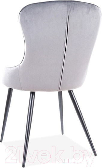 Изображение товара Стул Signal Lotus Velvet (Bluvel 14 серый/черный)