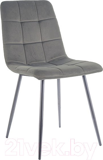 Изображение товара Стул Signal Mila Matt Velvet 85 (серый/черный)