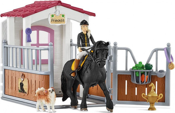 Изображение товара Игровой набор Schleich Загон для лошадей с Тори и Принцессой / 42437